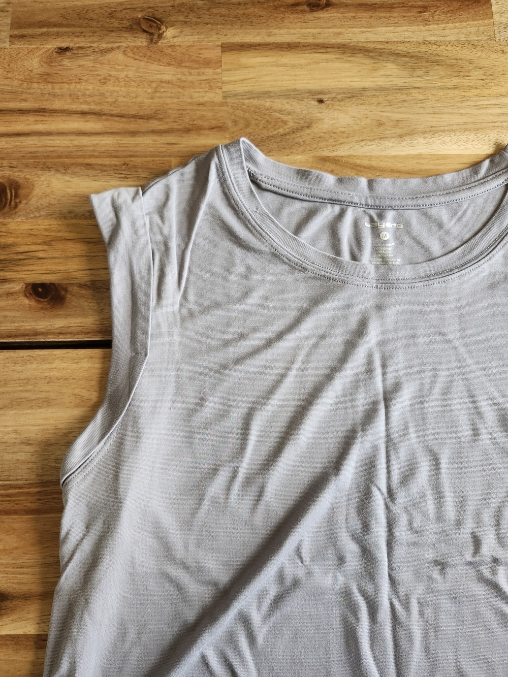Women’s Light Gray Sleeveless Tank Top — Soft Everyday Layer